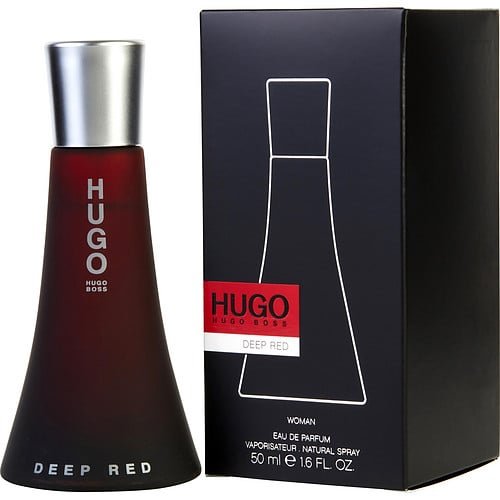 Hugo Deep Red By Hugo Boss – Women - luxury scent fragrance elegant perfume men fragrance women fragrance niche fragrance sephora fragrancenet walmart Creed Dior ysl Dolce Gabanna cheap fragrance buy shop online Haitian American delivery USA Canada free shipping over 60 USD 737052683522