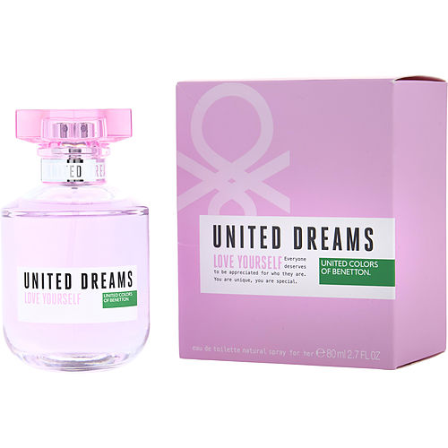 Benetton United Dreams Love Yourself By Benetton – Women - luxury scent fragrance elegant perfume men fragrance women fragrance niche fragrance sephora fragrancenet walmart Creed Dior ysl Dolce Gabanna cheap fragrance buy shop online Haitian American delivery USA Canada free shipping over 60 USD 8433982017070