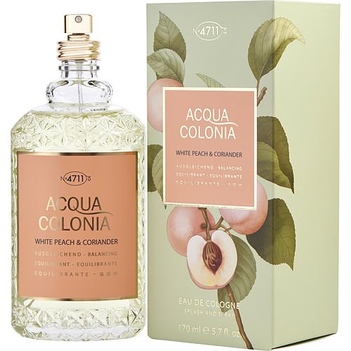 4711 Acqua Colonia White Peach & Coriander By 4711 – Women - luxury scent fragrance elegant perfume men fragrance women fragrance niche fragrance sephora fragrancenet walmart Creed Dior ysl Dolce Gabanna cheap fragrance buy shop online Haitian American delivery USA Canada free shipping over 60 USD 4011700745371