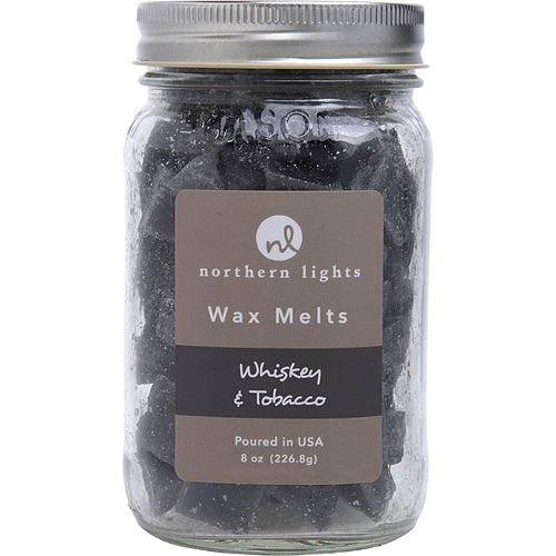 Whiskey & Tobacco Scented By Northern Lights – Unisex - aroma fragrance scented luxury candle decor buy shop online Haitian American delivery USA Canada free shipping over 60 USD 53212441963