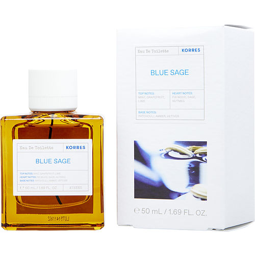 Korres Blue Sage By Korres – Men - luxury scent fragrance elegant perfume men fragrance women fragrance niche fragrance sephora fragrancenet walmart Creed Dior ysl Dolce Gabanna cheap fragrance buy shop online Haitian American delivery USA Canada free shipping over 60 USD 5203069090660