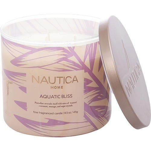 Nautica Aquatic Bliss By Nautica – Women - aroma fragrance scented luxury candle decor buy shop online Haitian American delivery USA Canada free shipping over 60 USD 810044121889