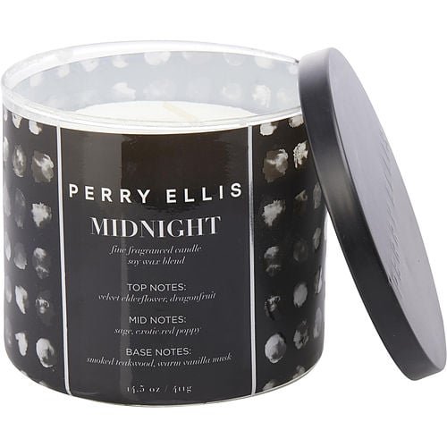 Perry Ellis Midnight By Perry Ellis – Unisex - aroma fragrance scented luxury candle decor buy shop online Haitian American delivery USA Canada free shipping over 60 USD 810044121667