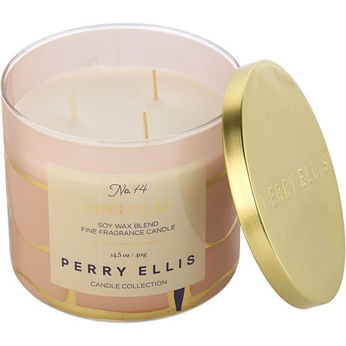 Perry Ellis Pink Clay By Perry Ellis – Unisex - aroma fragrance scented luxury candle decor buy shop online Haitian American delivery USA Canada free shipping over 60 USD 810044123944