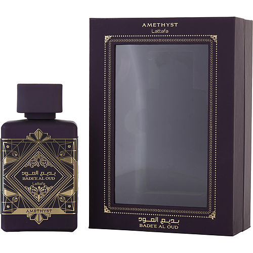 Lattafa Badee Al Oud Amethyst By Lattafa – Unisex - luxury scent fragrance elegant perfume men fragrance women fragrance niche fragrance sephora fragrancenet walmart Creed Dior ysl Dolce Gabanna cheap fragrance buy shop online Haitian American delivery USA Canada free shipping over 60 USD 6291108733875