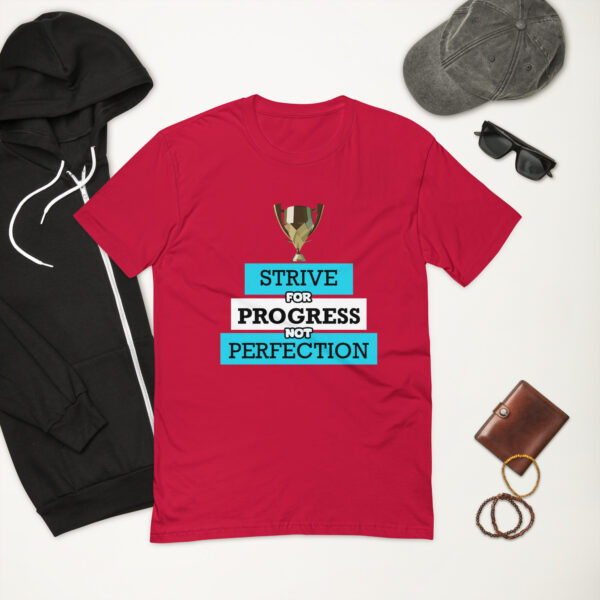 Strive for progress – Short Sleeve T-shirt -  54355125448835