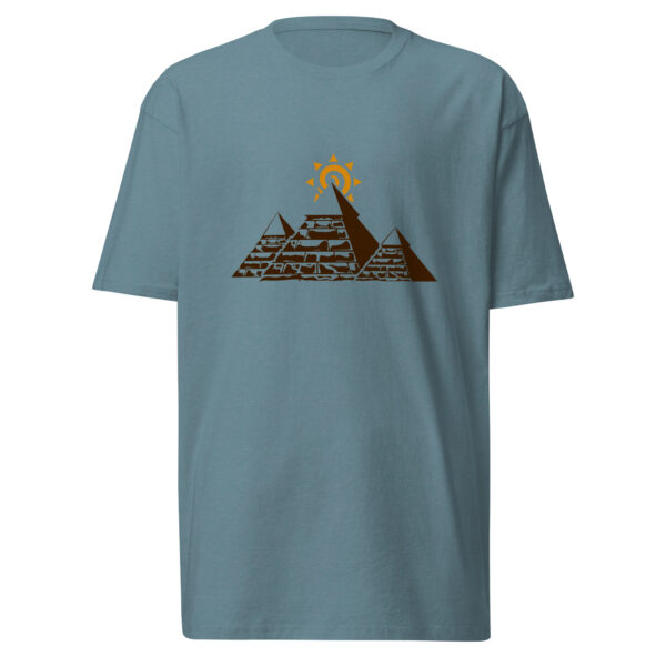 Egyptian Pyramid – Men’s premium heavyweight tee -  54355125446808