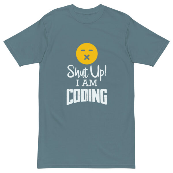 I am Coding – Men’s premium heavyweight tee -  54355125448452