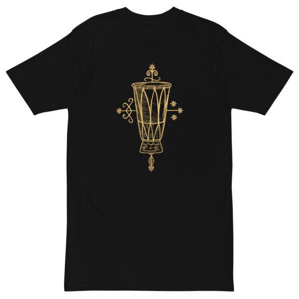 Tanbou Vèvè Lakay – Men’s premium heavyweight tee -  54355125447606