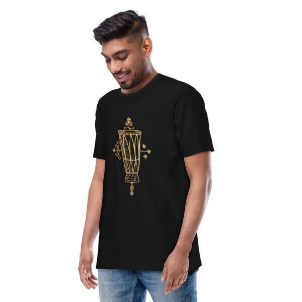 Tanbou Vèvè Lakay – Men’s premium heavyweight tee -  54355125447606