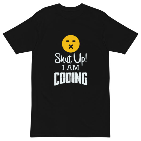 I am Coding – Men’s premium heavyweight tee -  54355125448452