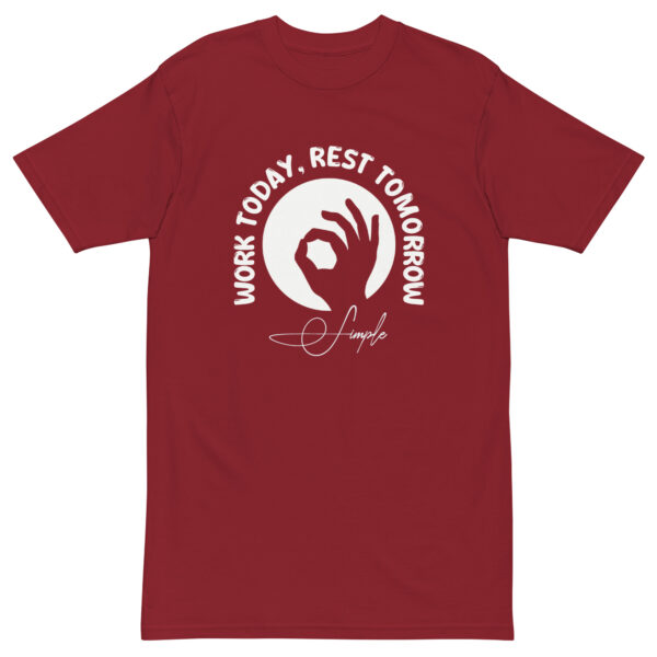 Work Today – Men’s premium heavyweight tee -  54355125449276