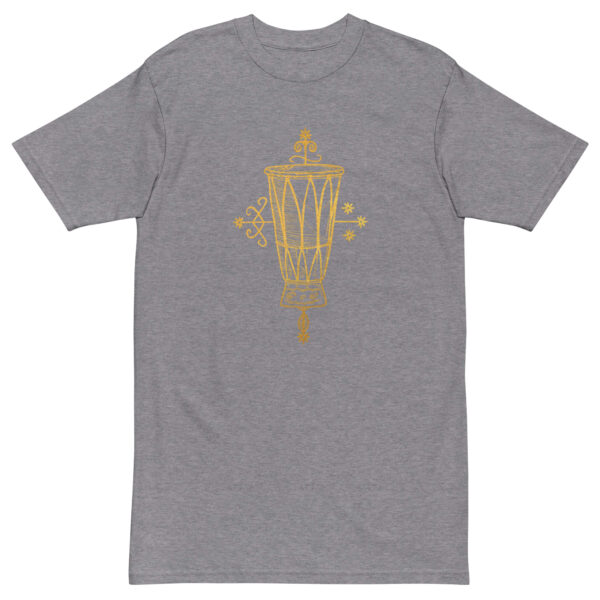 Tanbou Vèvè Lakay – Men’s premium heavyweight tee -  54355125447606