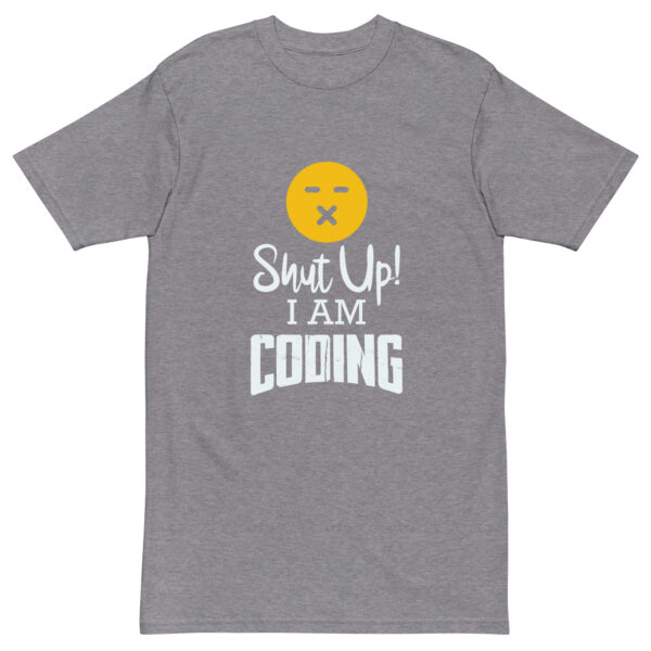 I am Coding – Men’s premium heavyweight tee -  54355125448452