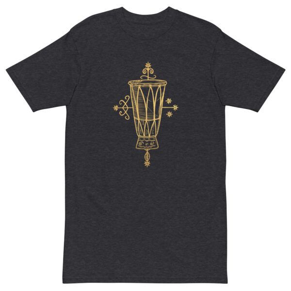 Tanbou Vèvè Lakay – Men’s premium heavyweight tee -  54355125447606
