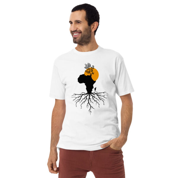 African Roots – Men’s premium heavyweight tee -  54355125446760