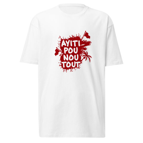 Ayiti Pou Nou Tout – Men’s premium heavyweight tee -  54355125447753