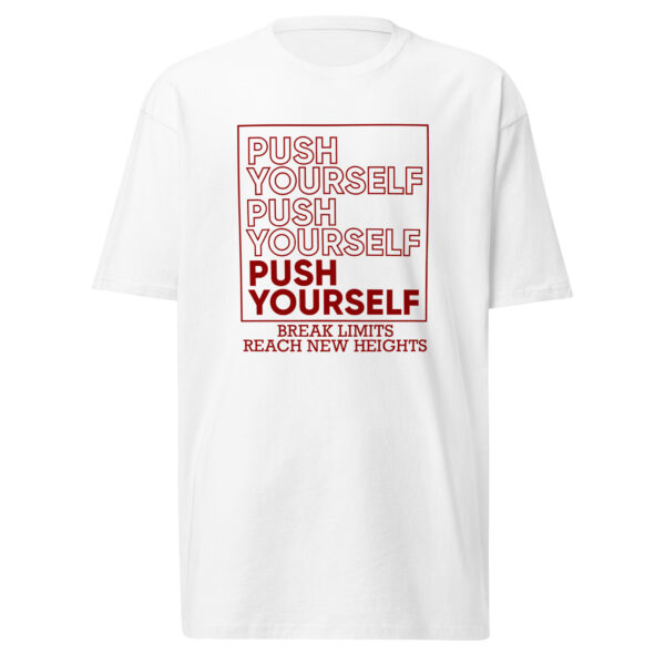 Push Yourself – Men’s premium heavyweight tee -  54355125450131