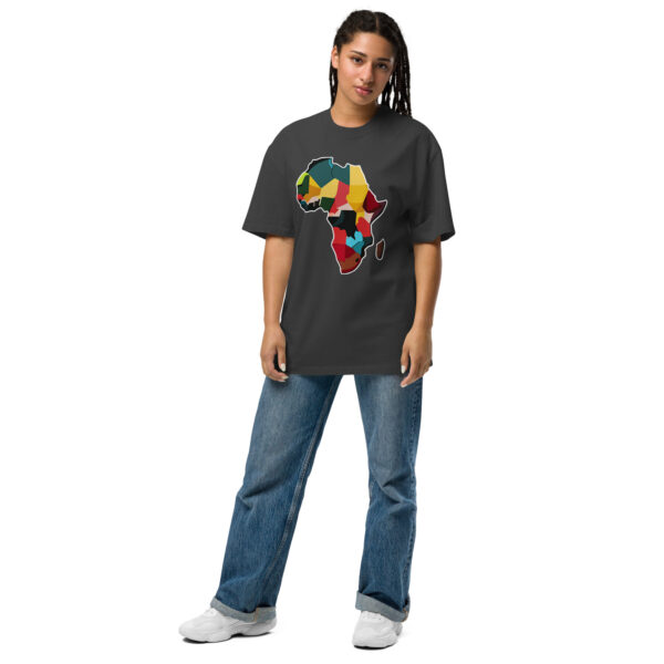 African Colors – Oversized faded t-shirt -  54355125446783