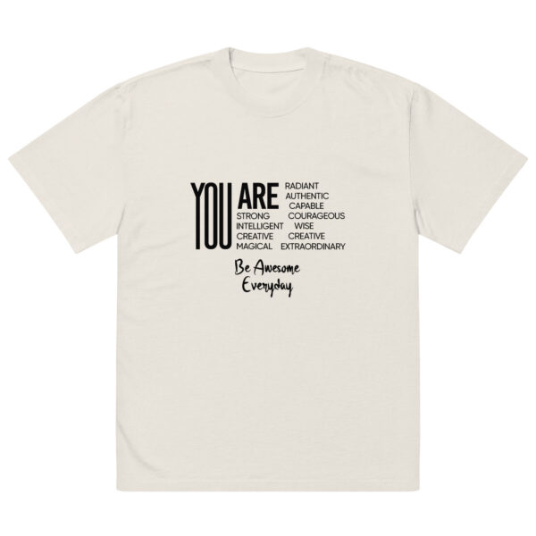 You – Oversized faded t-shirt -  54355125449887