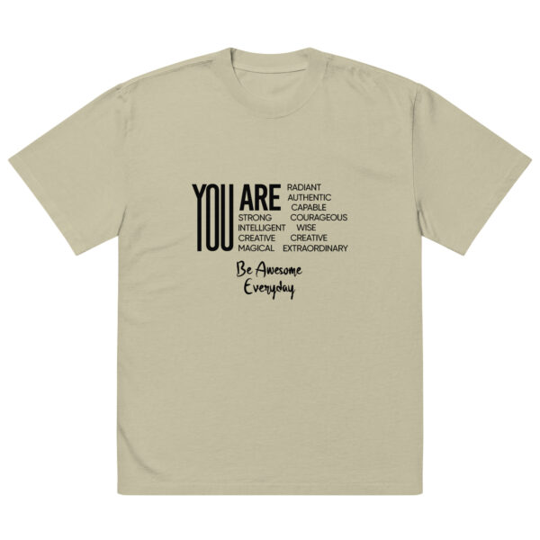 You – Oversized faded t-shirt -  54355125449887