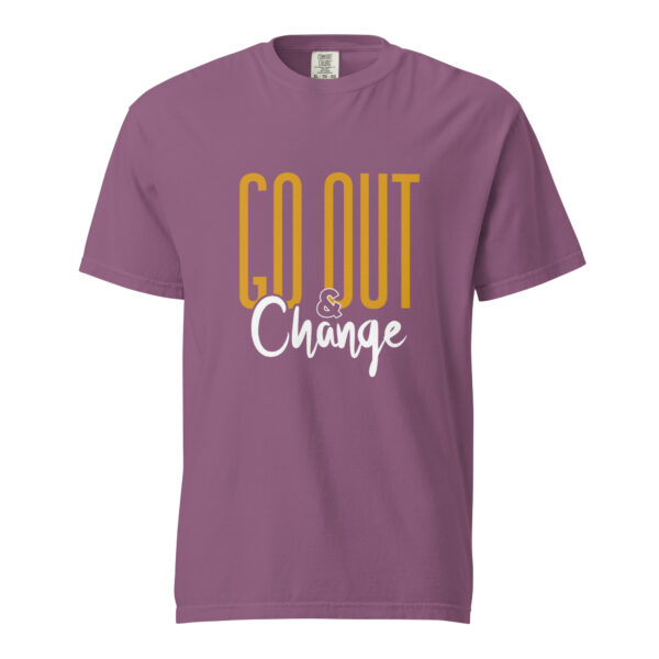 Change – Unisex garment-dyed heavyweight t-shirt -  54355125449449
