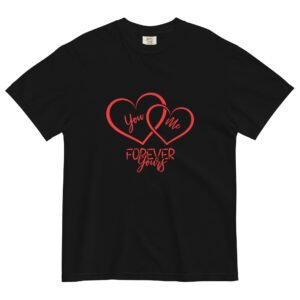 Love Forever – Unisex garment-dyed heavyweight t-shirt -  54355125452204