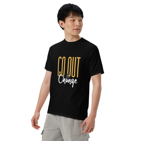 Change – Unisex garment-dyed heavyweight t-shirt -  54355125449449