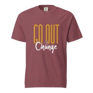 Change - Unisex garment-dyed heavyweight t-shirt