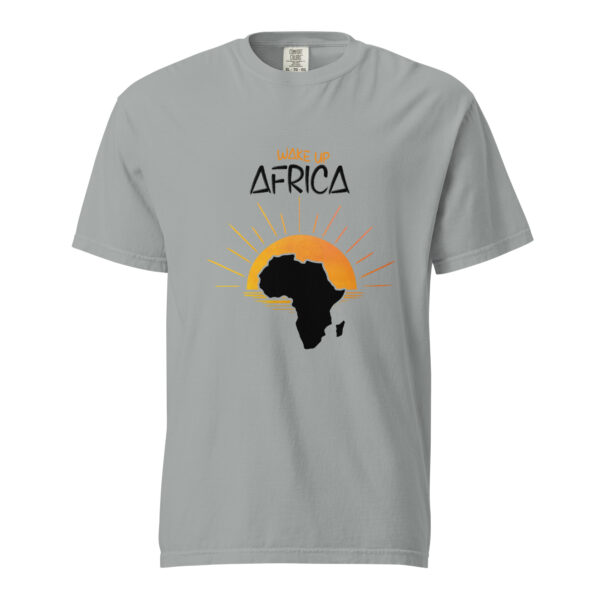 Wake Up Africa – Unisex garment-dyed heavyweight t-shirt -  54355125447131