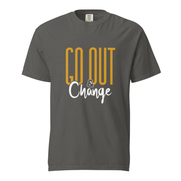 Change – Unisex garment-dyed heavyweight t-shirt -  54355125449449