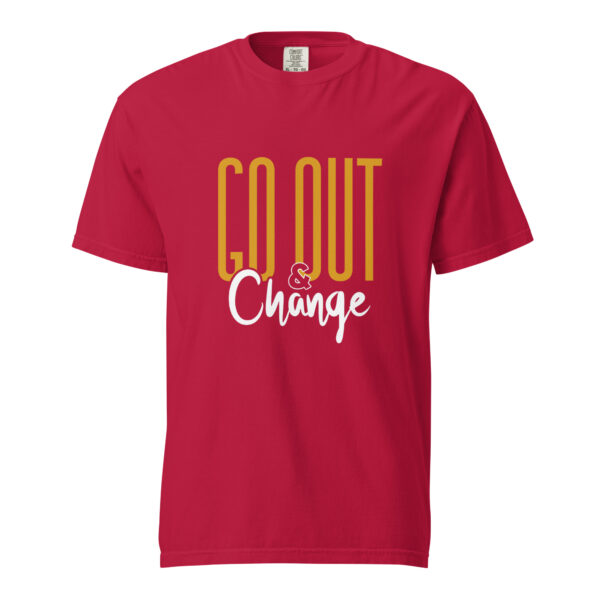 Change – Unisex garment-dyed heavyweight t-shirt -  54355125449449