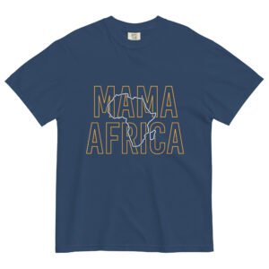 Mama Africa – Unisex garment-dyed heavyweight t-shirt -  54355125446884