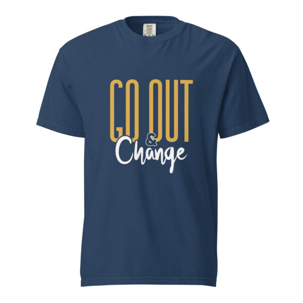 Change – Unisex garment-dyed heavyweight t-shirt -  54355125449449