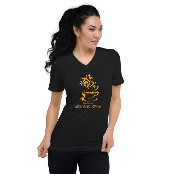 Tas Kafe – Unisex Short Sleeve V-Neck T-Shirt -  54355125449352