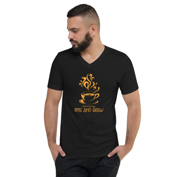 Tas Kafe – Unisex Short Sleeve V-Neck T-Shirt -  54355125449352