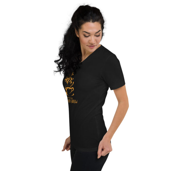 Tas Kafe – Unisex Short Sleeve V-Neck T-Shirt -  54355125449352