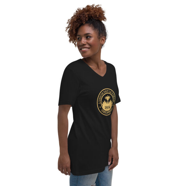 Unity Haiti – Unisex Short Sleeve V-Neck T-Shirt -  54355125447569