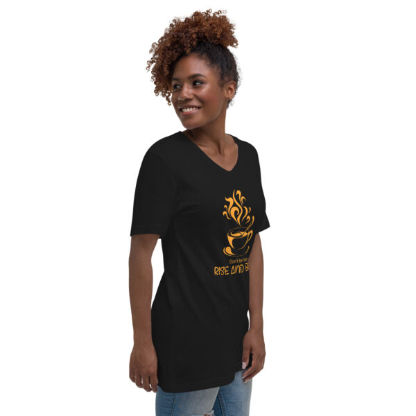 Tas Kafe – Unisex Short Sleeve V-Neck T-Shirt -  54355125449352