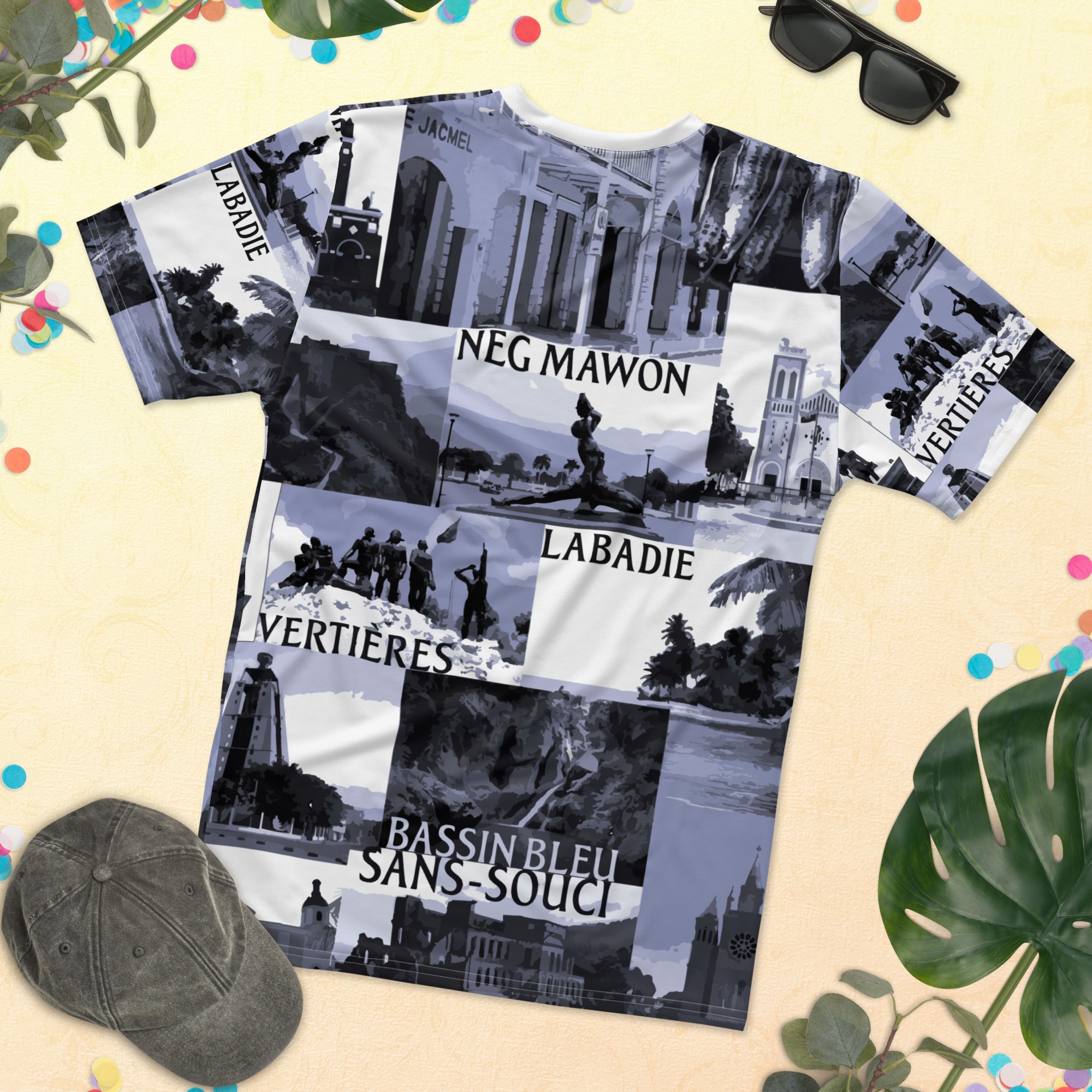 Shades of Haiti – Men’s t-shirt -  54355125459564