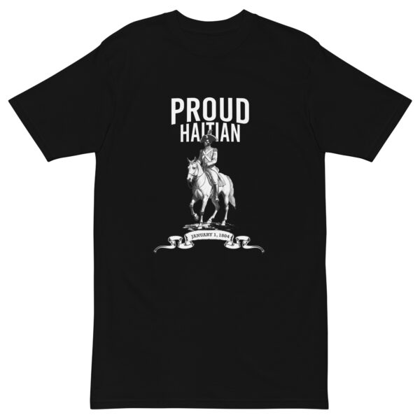 Proud Haitian – Men’s premium heavyweight tee -  54355125460848
