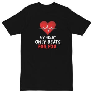 Heart Beat – Men’s premium heavyweight tee -  54355125461297