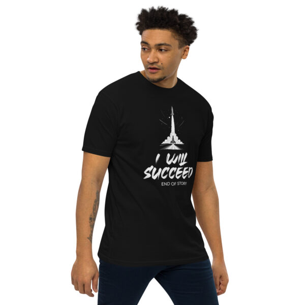 I will Succeed – Men’s premium heavyweight tee -  54355125459915