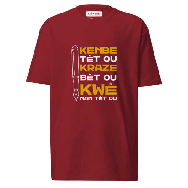 Kwè Nan Tèt ou Men’s premium heavyweight tee -  54355125453709