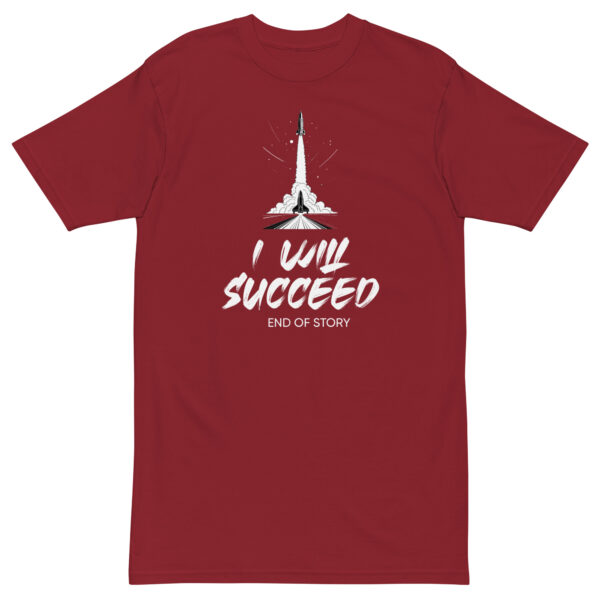 I will Succeed – Men’s premium heavyweight tee -  54355125459915