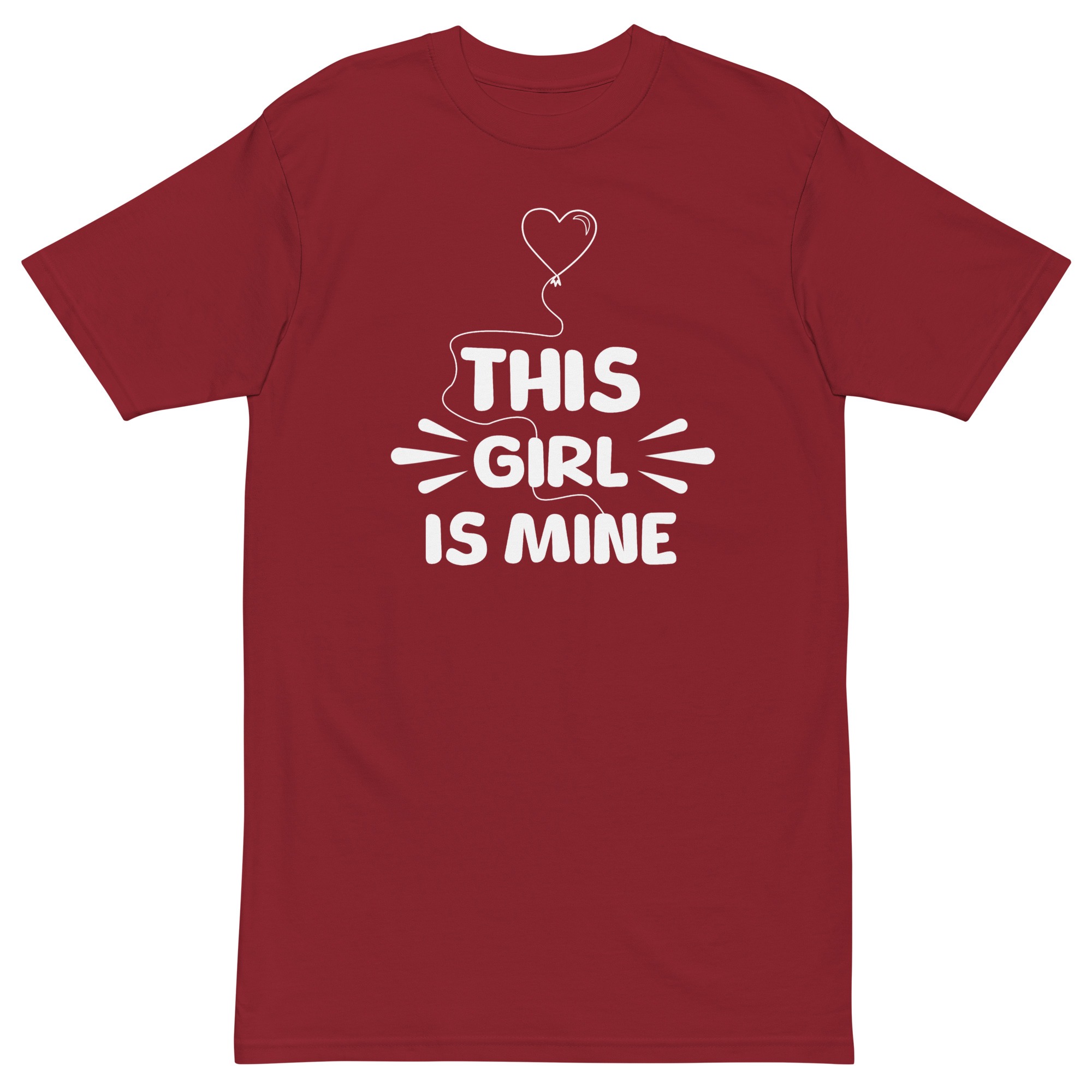 Girl Is Mine – Men’s premium heavyweight tee -  54355125460344