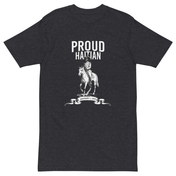 Proud Haitian – Men’s premium heavyweight tee -  54355125460848
