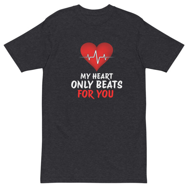 Heart Beat – Men’s premium heavyweight tee -  54355125461297