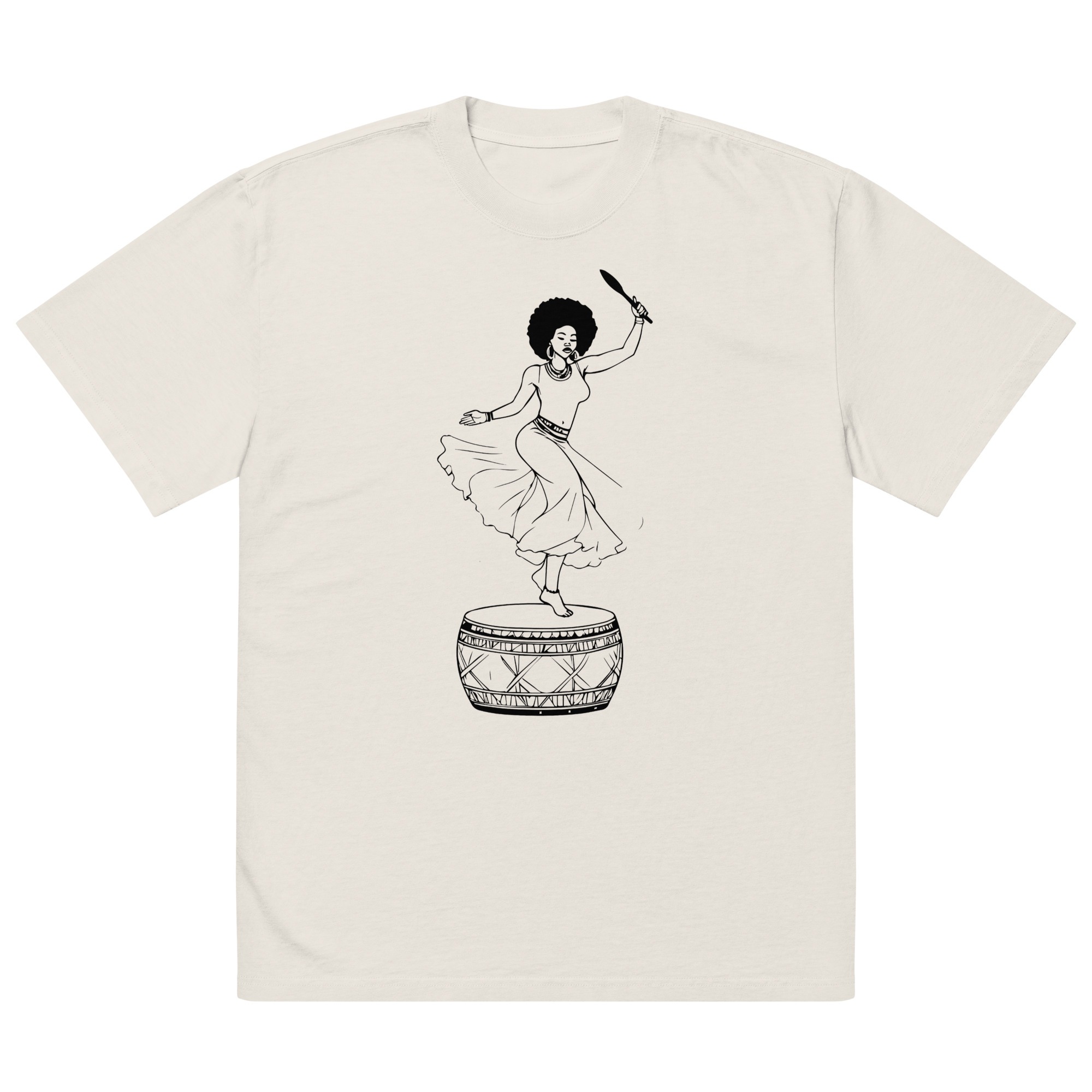 Dance Africana –  Oversized faded t-shirt -  54355125460761