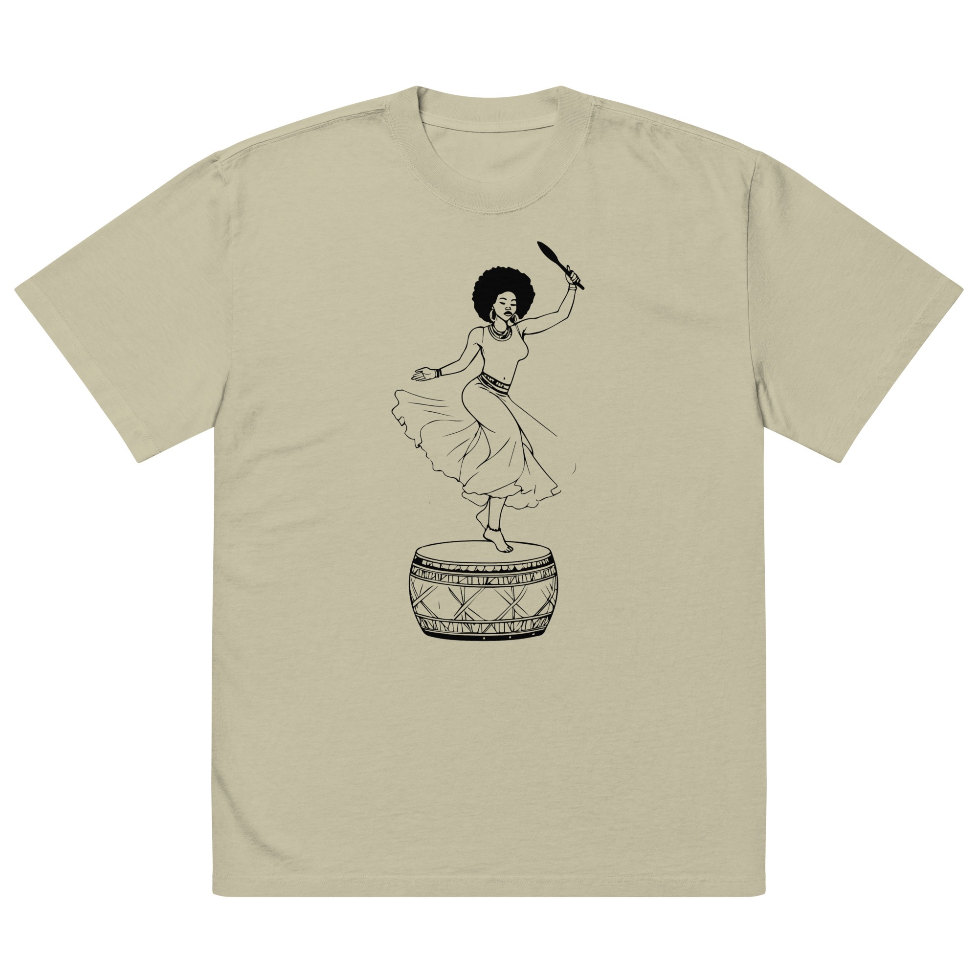 Dance Africana –  Oversized faded t-shirt -  54355125460761